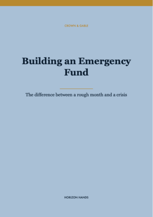 Building an Emergency Fund