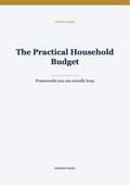 The Practical Household Budget
